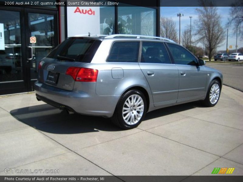 Quartz Gray Metallic / Ebony 2006 Audi A4 2.0T quattro Avant