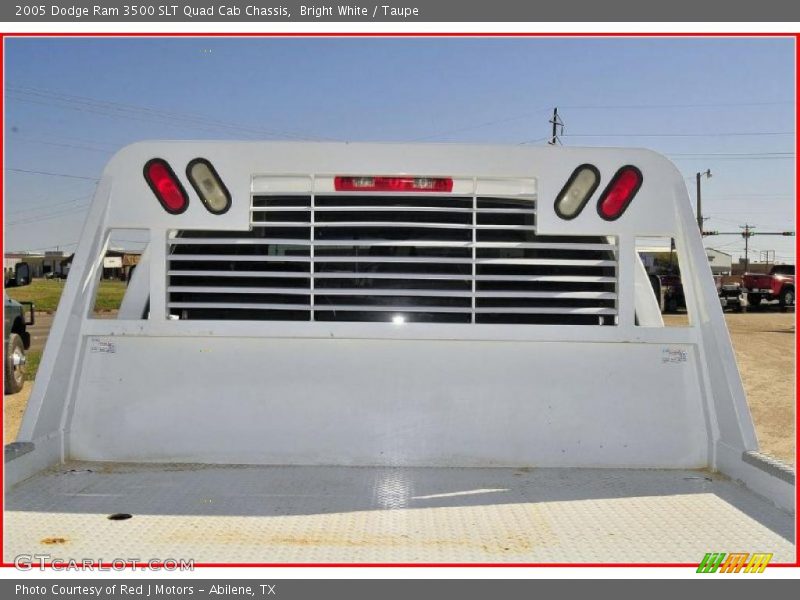 Bright White / Taupe 2005 Dodge Ram 3500 SLT Quad Cab Chassis