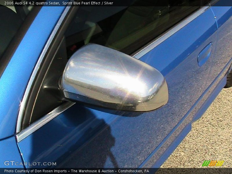 Sprint Blue Pearl Effect / Silver 2006 Audi S4 4.2 quattro Sedan