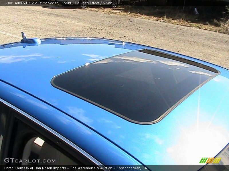 Sprint Blue Pearl Effect / Silver 2006 Audi S4 4.2 quattro Sedan