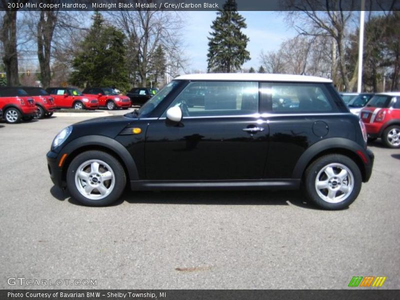 Midnight Black Metallic / Grey/Carbon Black 2010 Mini Cooper Hardtop