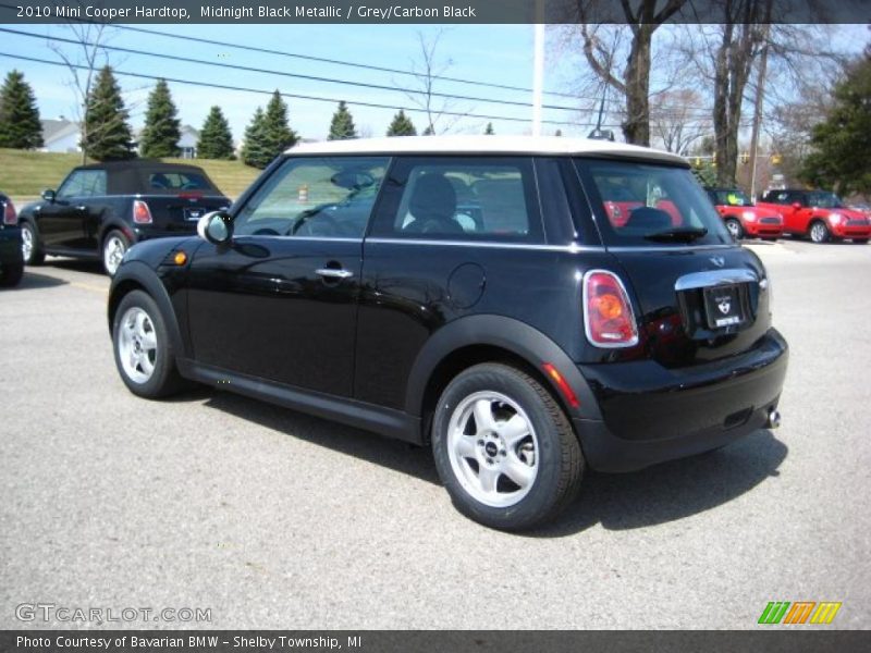 Midnight Black Metallic / Grey/Carbon Black 2010 Mini Cooper Hardtop