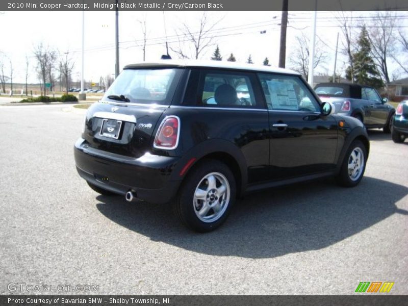 Midnight Black Metallic / Grey/Carbon Black 2010 Mini Cooper Hardtop