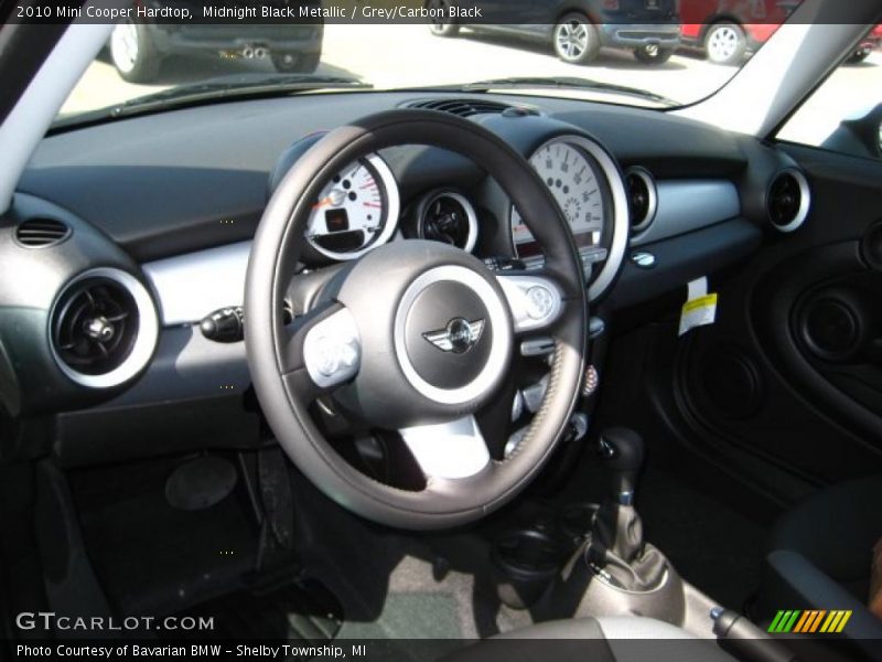 Midnight Black Metallic / Grey/Carbon Black 2010 Mini Cooper Hardtop