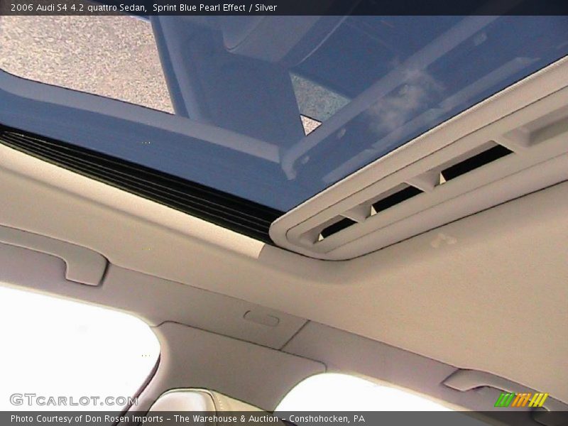 Sprint Blue Pearl Effect / Silver 2006 Audi S4 4.2 quattro Sedan