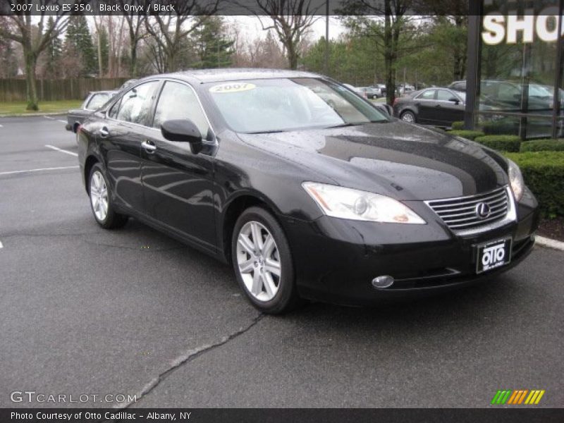 Black Onyx / Black 2007 Lexus ES 350