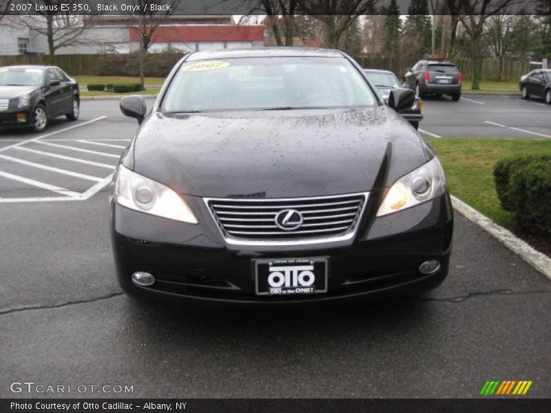 Black Onyx / Black 2007 Lexus ES 350