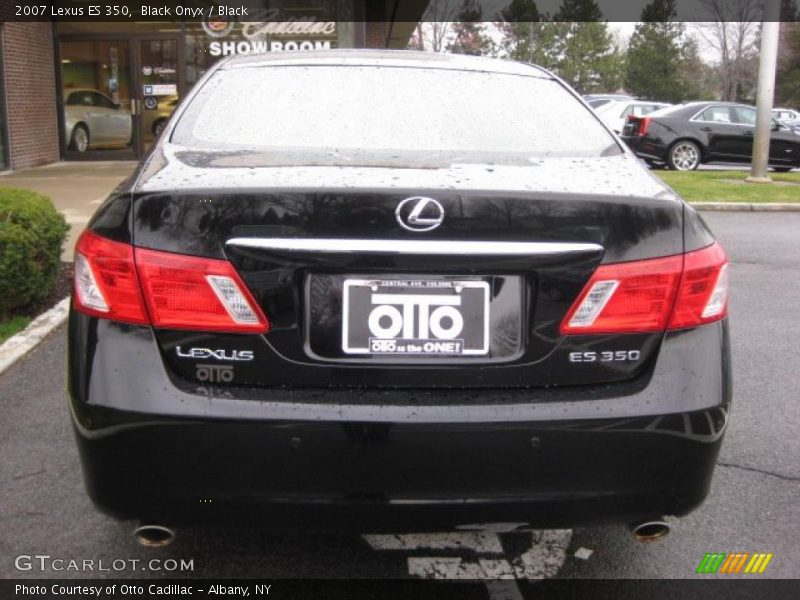 Black Onyx / Black 2007 Lexus ES 350