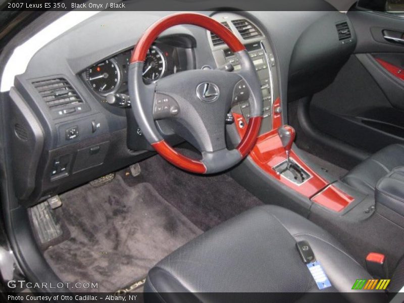 Black Onyx / Black 2007 Lexus ES 350