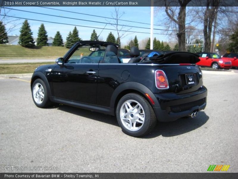 Midnight Black Metallic / Grey/Carbon Black 2010 Mini Cooper S Convertible