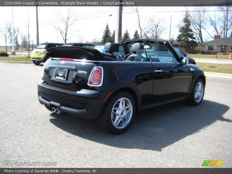Midnight Black Metallic / Grey/Carbon Black 2010 Mini Cooper S Convertible