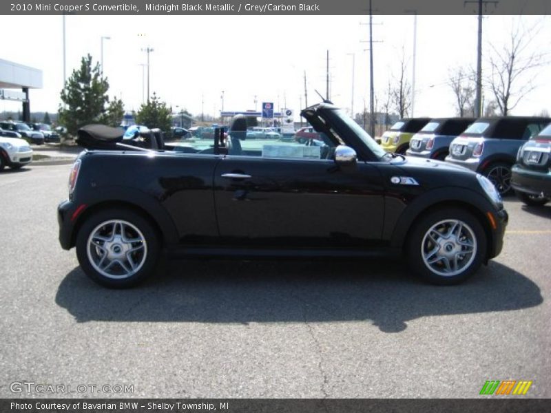 Midnight Black Metallic / Grey/Carbon Black 2010 Mini Cooper S Convertible