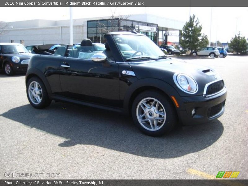 Midnight Black Metallic / Grey/Carbon Black 2010 Mini Cooper S Convertible