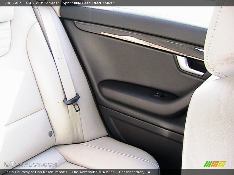 Sprint Blue Pearl Effect / Silver 2006 Audi S4 4.2 quattro Sedan