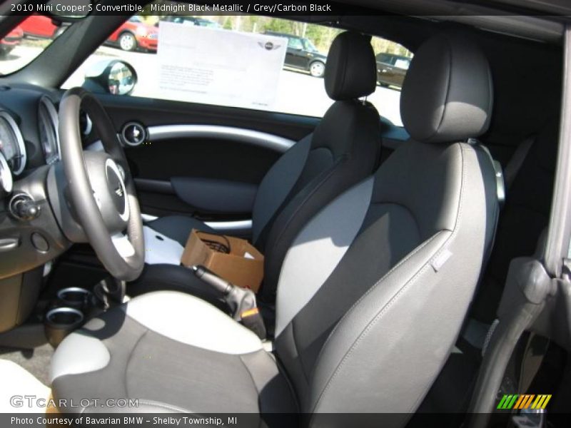Midnight Black Metallic / Grey/Carbon Black 2010 Mini Cooper S Convertible