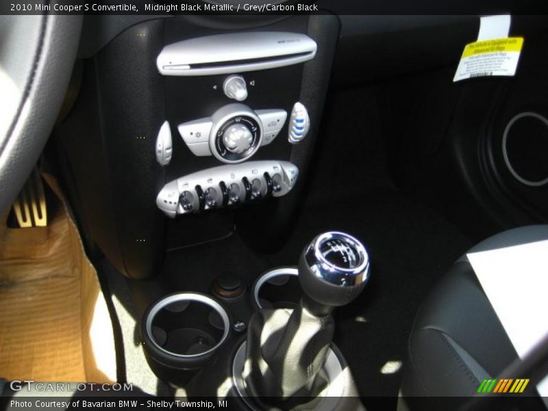 Midnight Black Metallic / Grey/Carbon Black 2010 Mini Cooper S Convertible