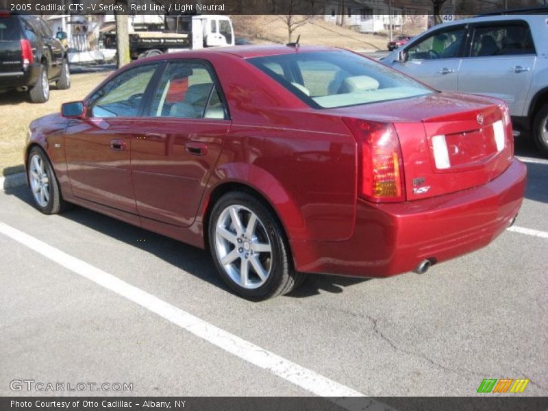 Red Line / Light Neutral 2005 Cadillac CTS -V Series