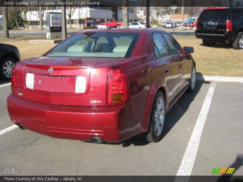 Red Line / Light Neutral 2005 Cadillac CTS -V Series