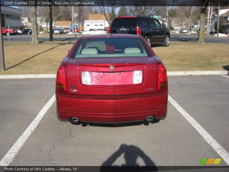 Red Line / Light Neutral 2005 Cadillac CTS -V Series