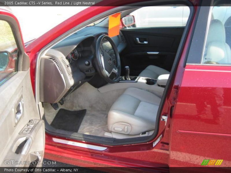 Red Line / Light Neutral 2005 Cadillac CTS -V Series