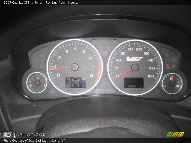Red Line / Light Neutral 2005 Cadillac CTS -V Series