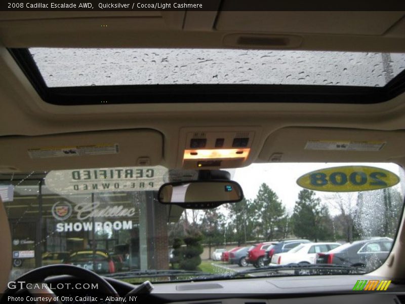 Quicksilver / Cocoa/Light Cashmere 2008 Cadillac Escalade AWD