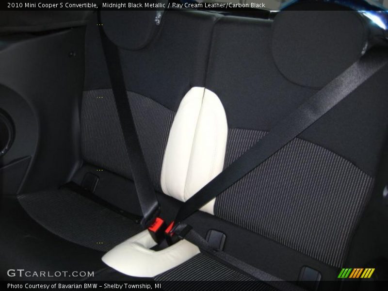 Midnight Black Metallic / Ray Cream Leather/Carbon Black 2010 Mini Cooper S Convertible