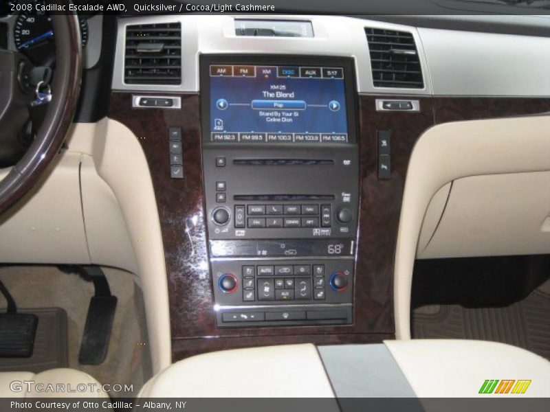 Quicksilver / Cocoa/Light Cashmere 2008 Cadillac Escalade AWD