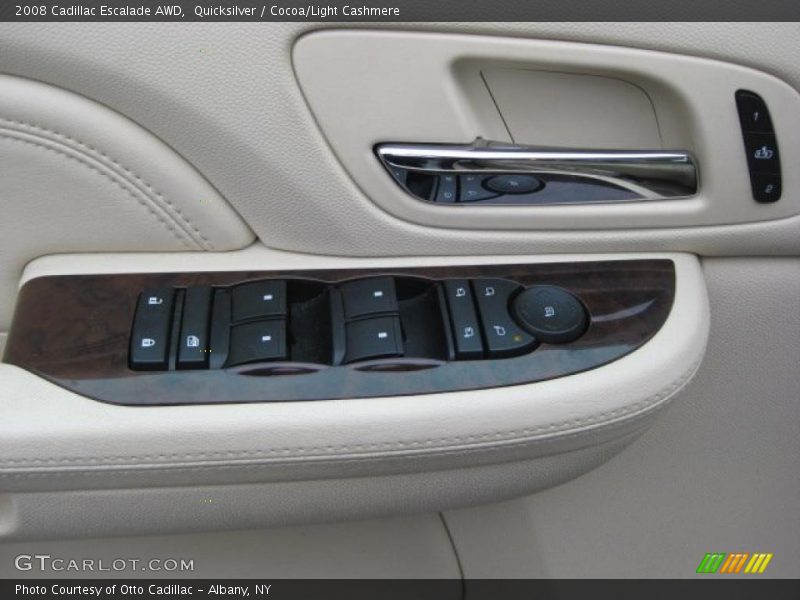 Quicksilver / Cocoa/Light Cashmere 2008 Cadillac Escalade AWD