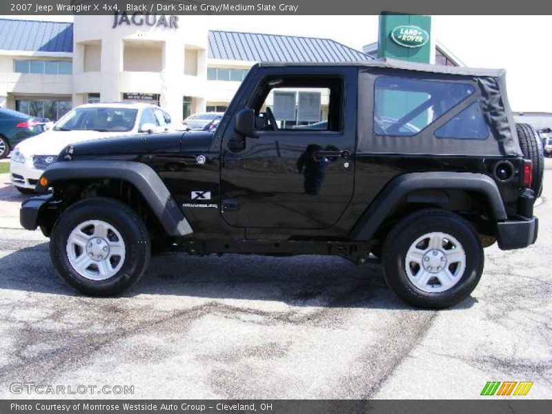 Black / Dark Slate Gray/Medium Slate Gray 2007 Jeep Wrangler X 4x4