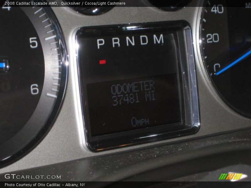 Quicksilver / Cocoa/Light Cashmere 2008 Cadillac Escalade AWD