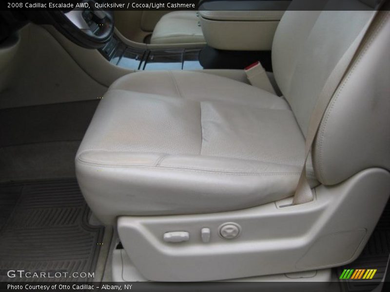Quicksilver / Cocoa/Light Cashmere 2008 Cadillac Escalade AWD