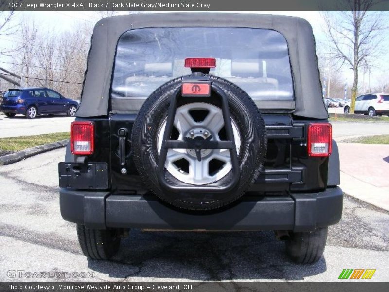 Black / Dark Slate Gray/Medium Slate Gray 2007 Jeep Wrangler X 4x4