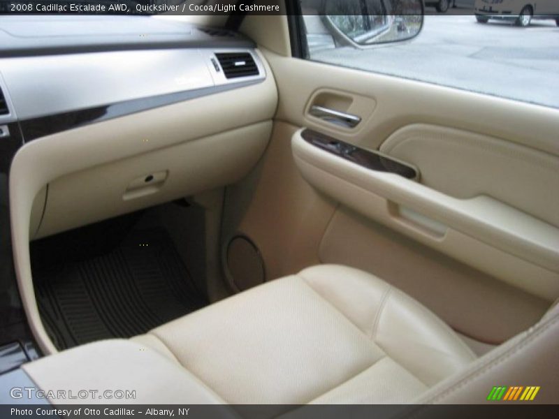 Quicksilver / Cocoa/Light Cashmere 2008 Cadillac Escalade AWD