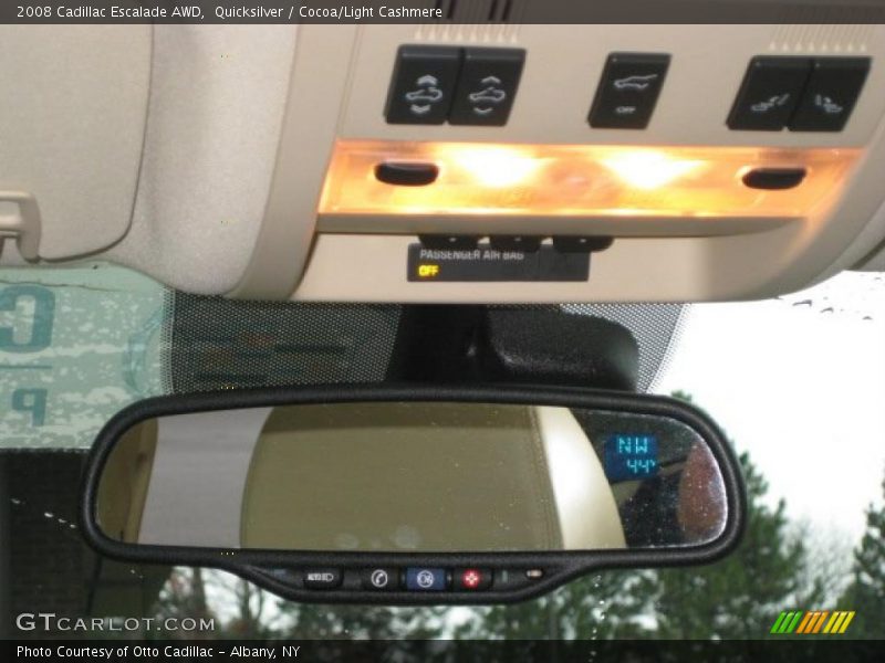 Quicksilver / Cocoa/Light Cashmere 2008 Cadillac Escalade AWD