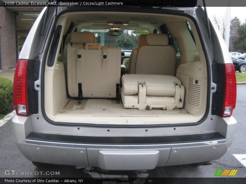 Quicksilver / Cocoa/Light Cashmere 2008 Cadillac Escalade AWD