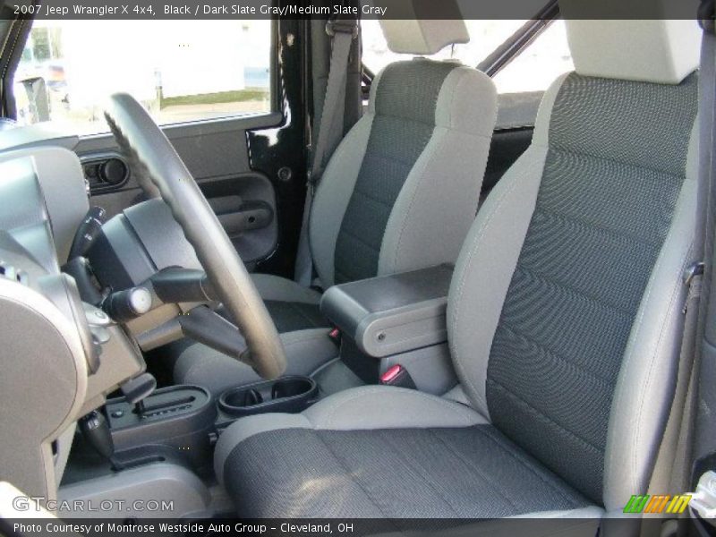 Black / Dark Slate Gray/Medium Slate Gray 2007 Jeep Wrangler X 4x4