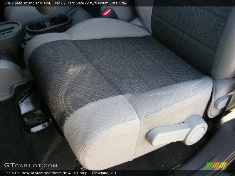 Black / Dark Slate Gray/Medium Slate Gray 2007 Jeep Wrangler X 4x4