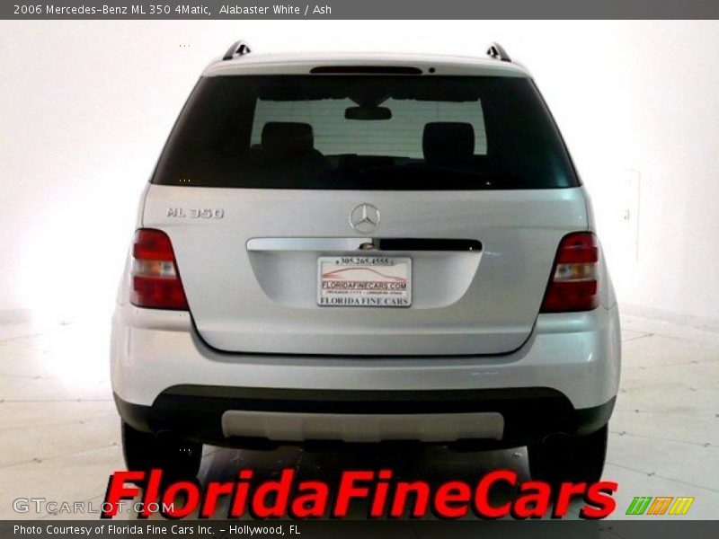Alabaster White / Ash 2006 Mercedes-Benz ML 350 4Matic