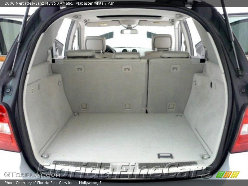 Alabaster White / Ash 2006 Mercedes-Benz ML 350 4Matic