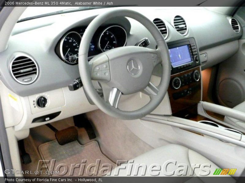 Alabaster White / Ash 2006 Mercedes-Benz ML 350 4Matic