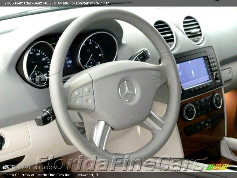 Alabaster White / Ash 2006 Mercedes-Benz ML 350 4Matic