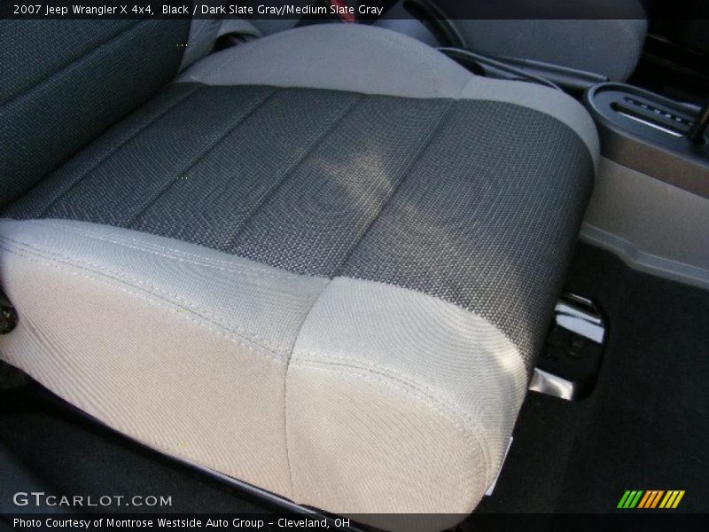 Black / Dark Slate Gray/Medium Slate Gray 2007 Jeep Wrangler X 4x4