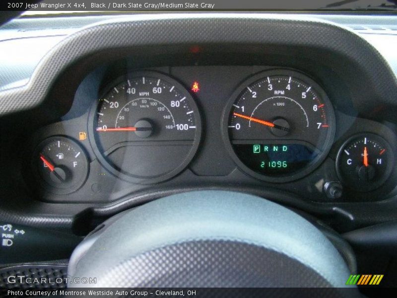 Black / Dark Slate Gray/Medium Slate Gray 2007 Jeep Wrangler X 4x4
