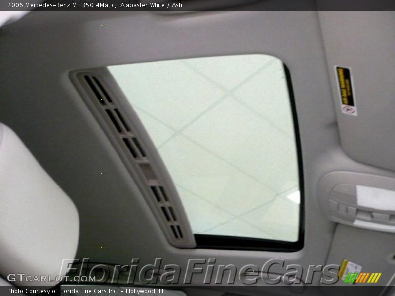 Alabaster White / Ash 2006 Mercedes-Benz ML 350 4Matic