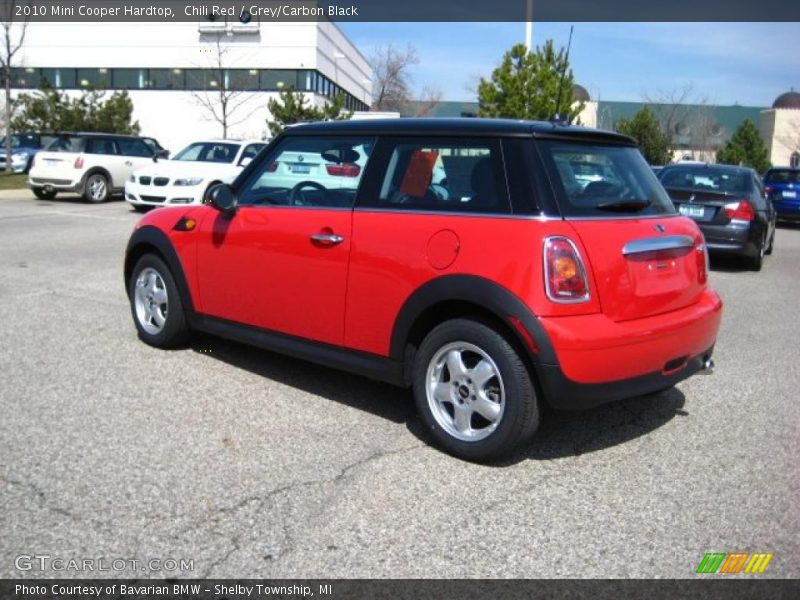 Chili Red / Grey/Carbon Black 2010 Mini Cooper Hardtop