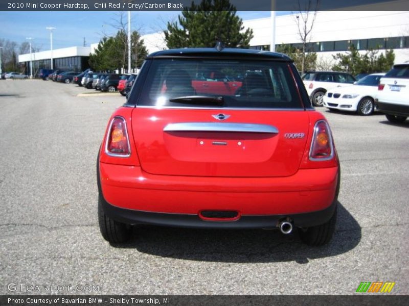 Chili Red / Grey/Carbon Black 2010 Mini Cooper Hardtop