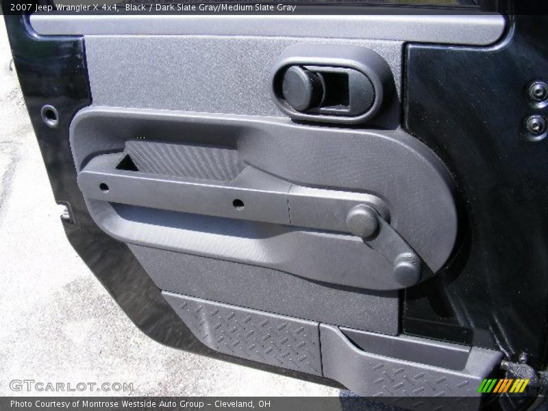 Black / Dark Slate Gray/Medium Slate Gray 2007 Jeep Wrangler X 4x4