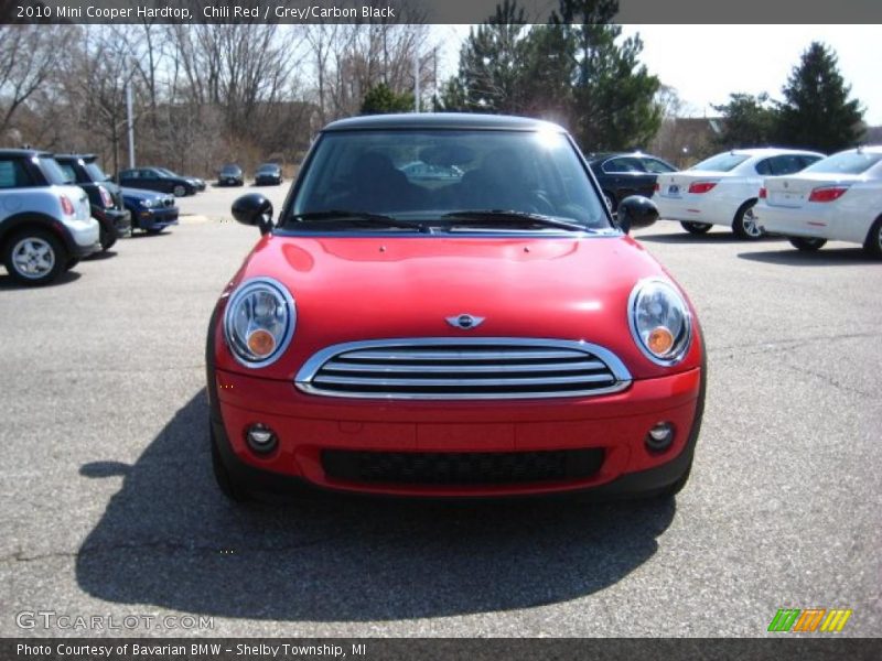 Chili Red / Grey/Carbon Black 2010 Mini Cooper Hardtop
