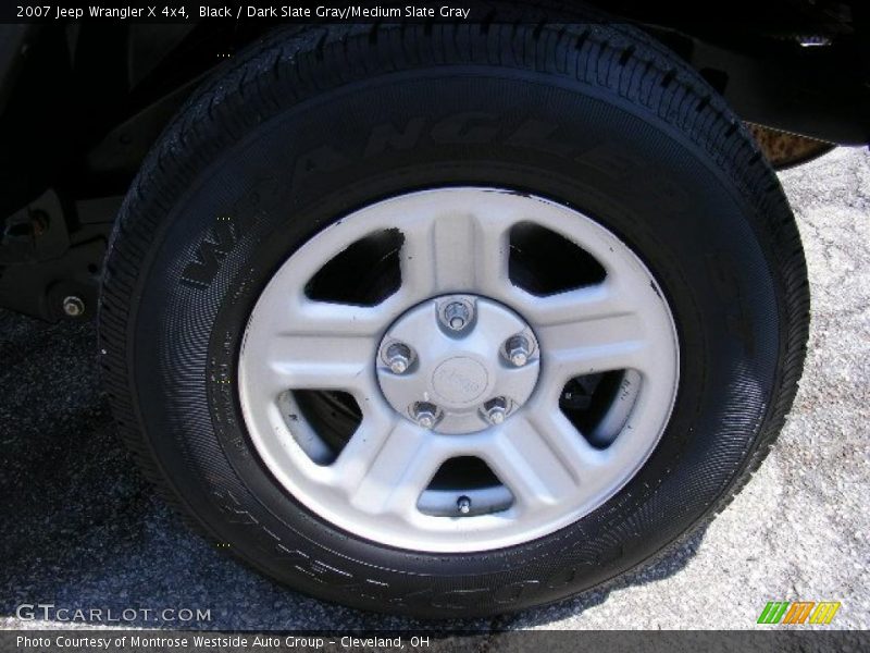 Black / Dark Slate Gray/Medium Slate Gray 2007 Jeep Wrangler X 4x4